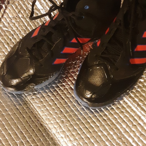 Addidas black/red stripes "mens" - Picture 6 of 8